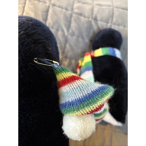 Vintage 1987 Sea World Pete and Penny Penguins Plush Stuffed Animal 17" Ohio - Picture 3 of 3